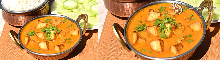 Aloo butter masala