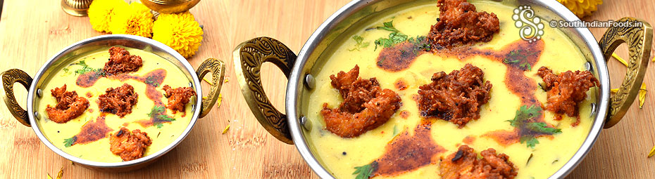 Instant kadhi pakora