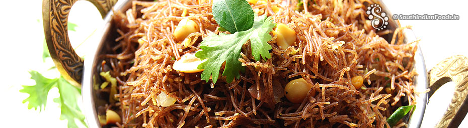 Lemon ragi semiya upma