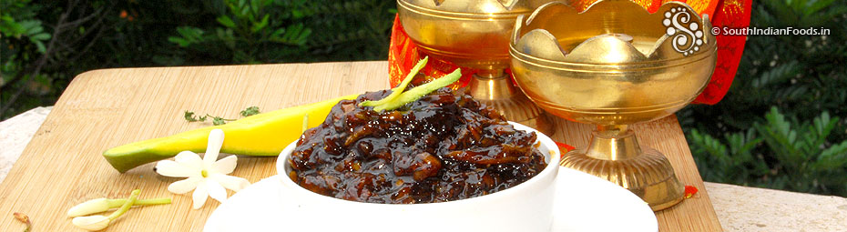 Gujarati mango chunda 