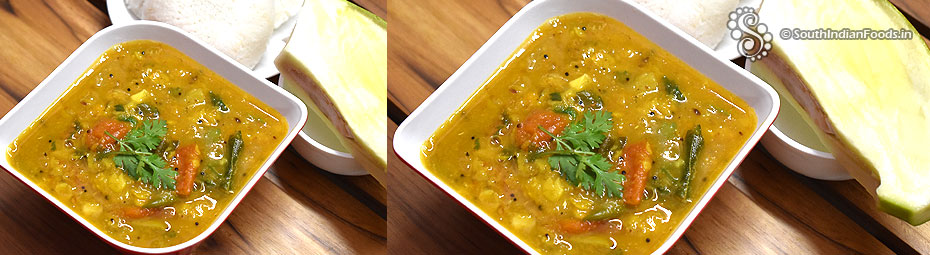 One pot mangai sambar 