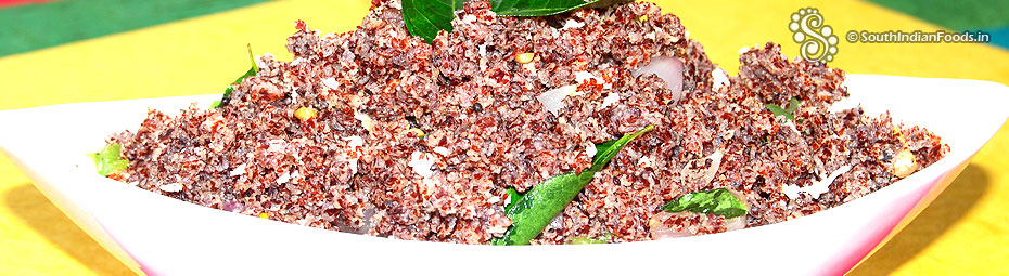 Ragi aval upma | Ragi[finger millet] poha upma
