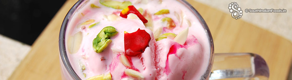 Rose falooda 