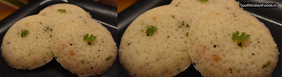 Sago idli 