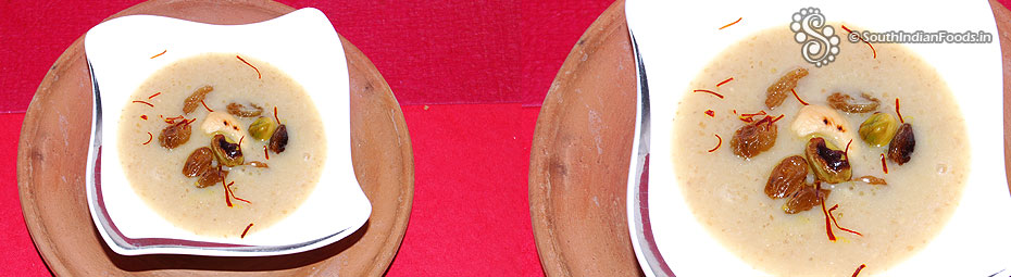 Wheat rava payasam | Godhuma rava payasam