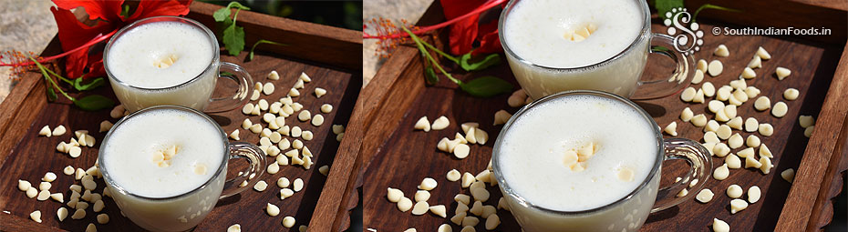 White hot chocolate