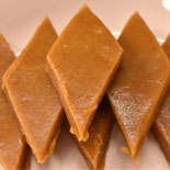 Badam katli with jaggery