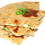 Muttar Paneer Paratha