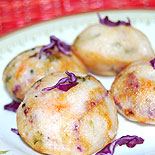Purple cabbage paniyaram